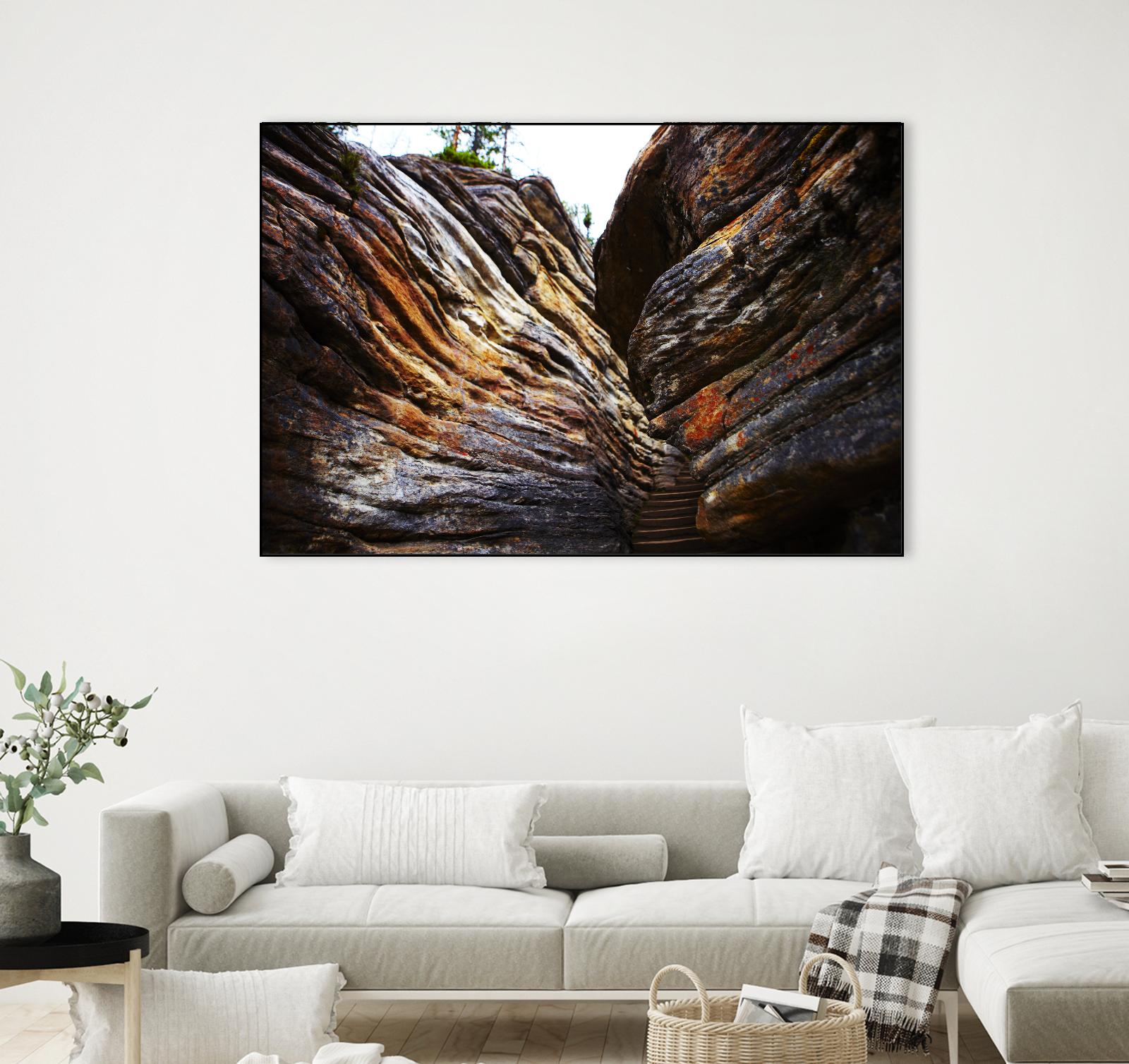 Landscape V by Peter Morneau on GIANT ART - orange photo art