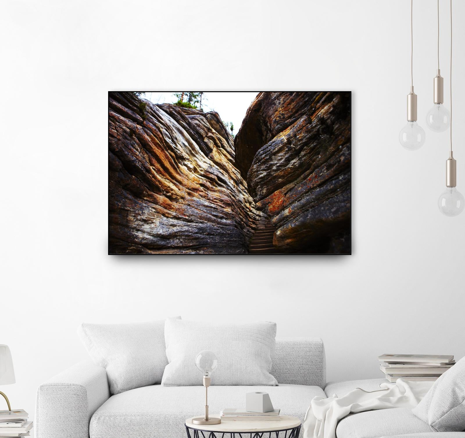 Landscape V by Peter Morneau on GIANT ART - orange photo art