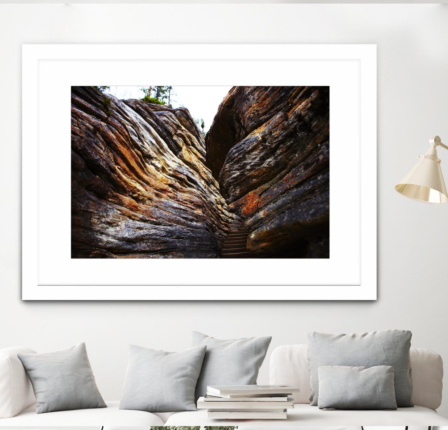 Landscape V by Peter Morneau on GIANT ART - orange photo art