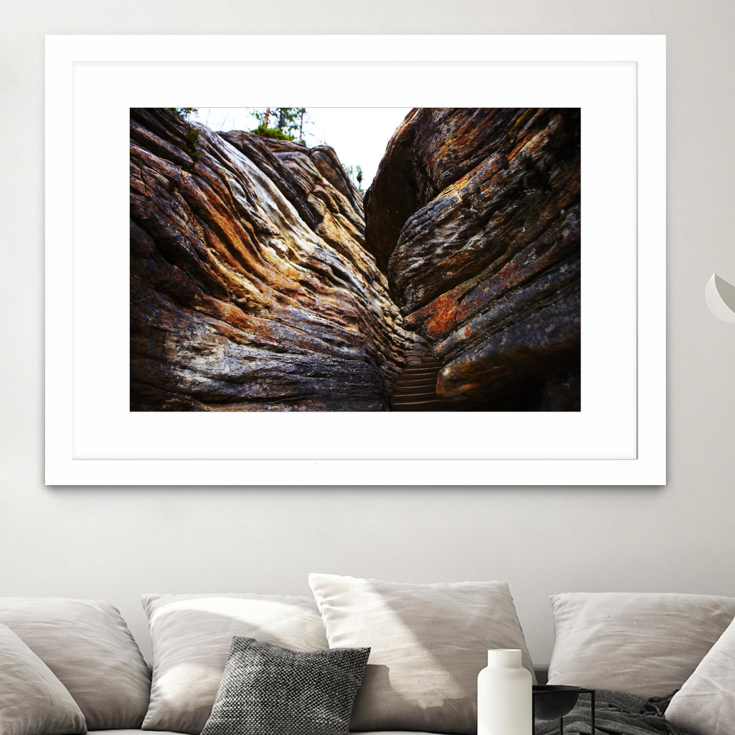 Landscape V by Peter Morneau on GIANT ART - orange photo art