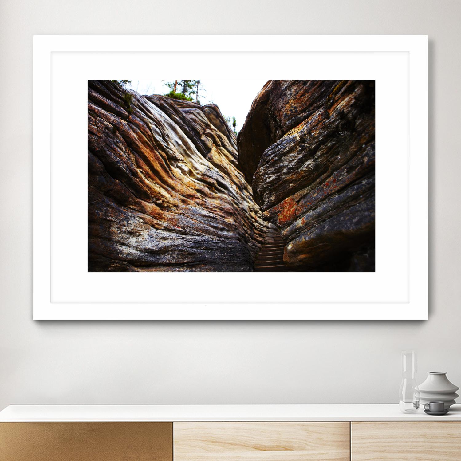 Landscape V by Peter Morneau on GIANT ART - orange photo art