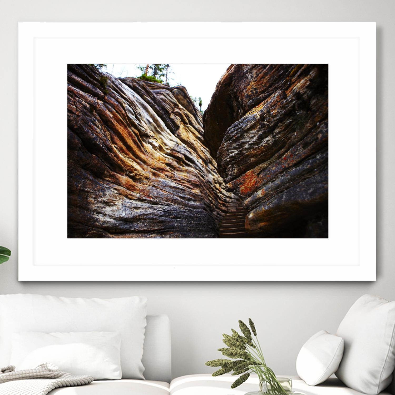 Landscape V by Peter Morneau on GIANT ART - orange photo art