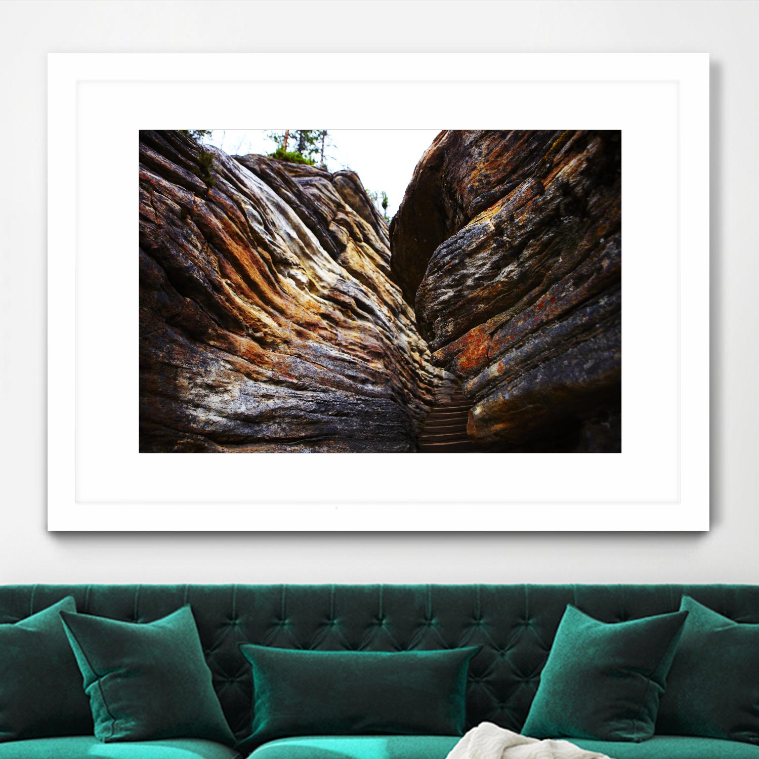 Landscape V by Peter Morneau on GIANT ART - orange photo art