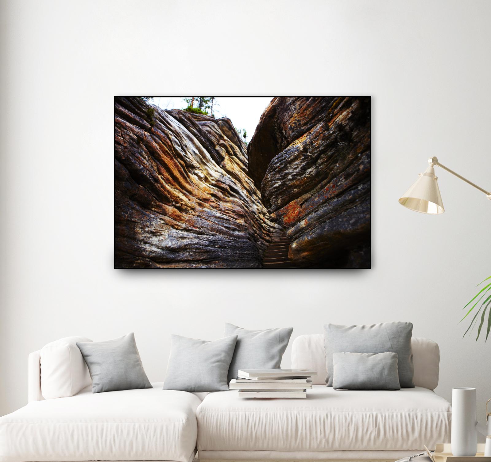 Landscape V by Peter Morneau on GIANT ART - orange photo art