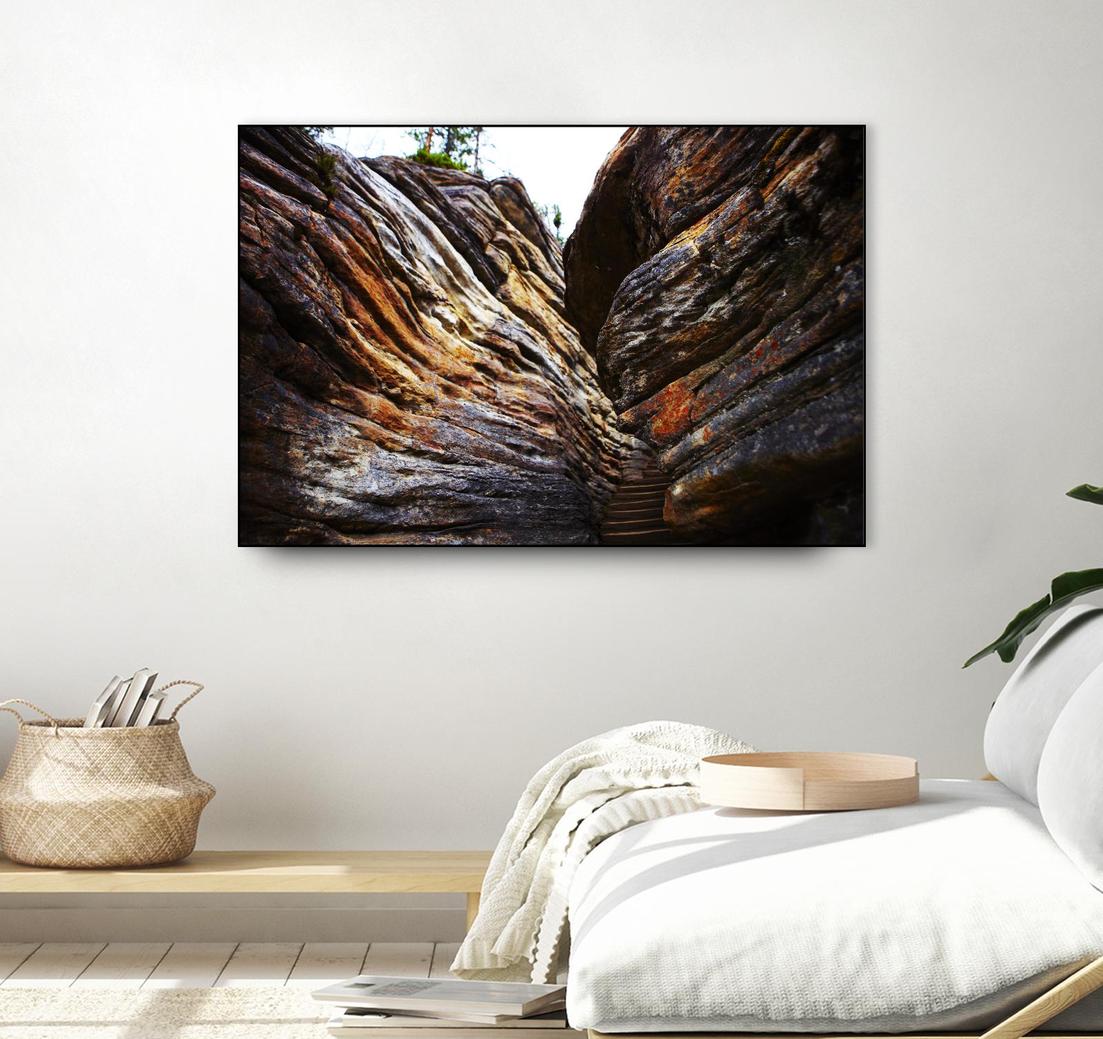 Landscape V by Peter Morneau on GIANT ART - orange photo art