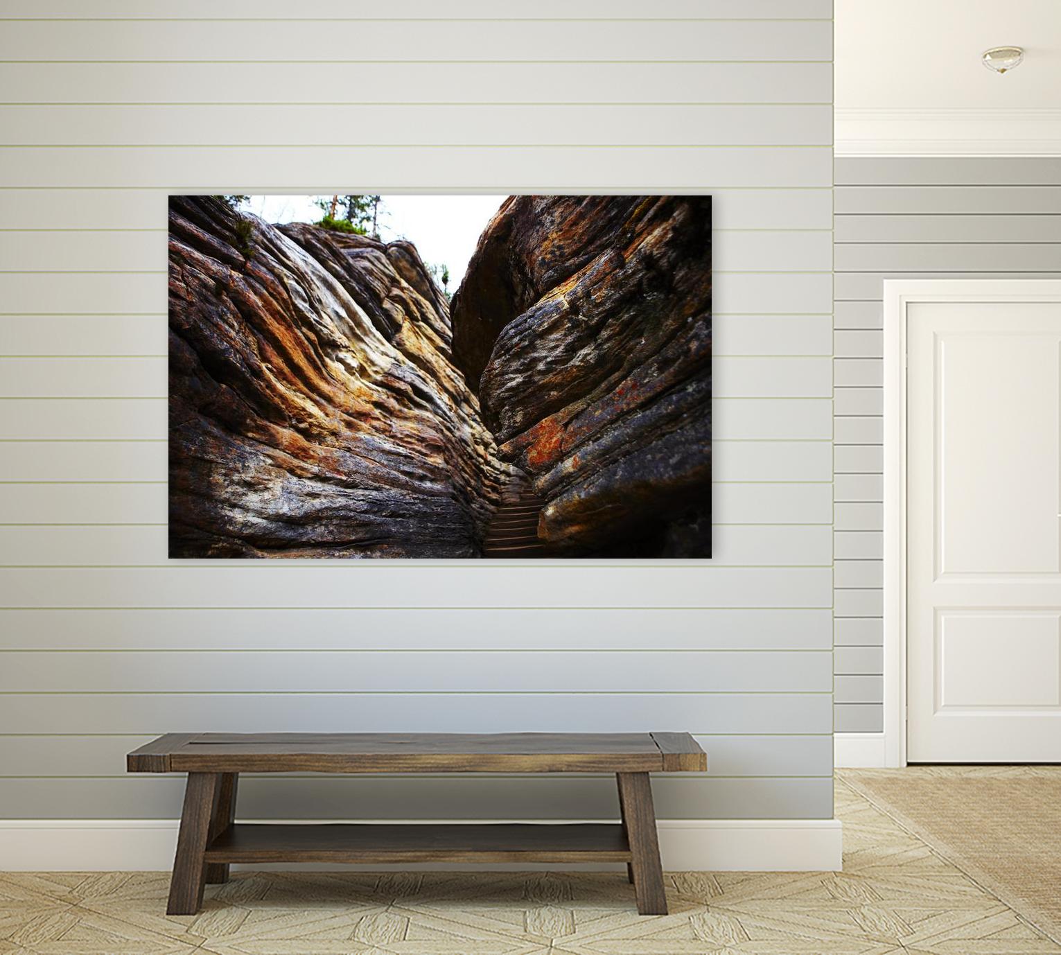 Landscape V by Peter Morneau on GIANT ART - orange photo art