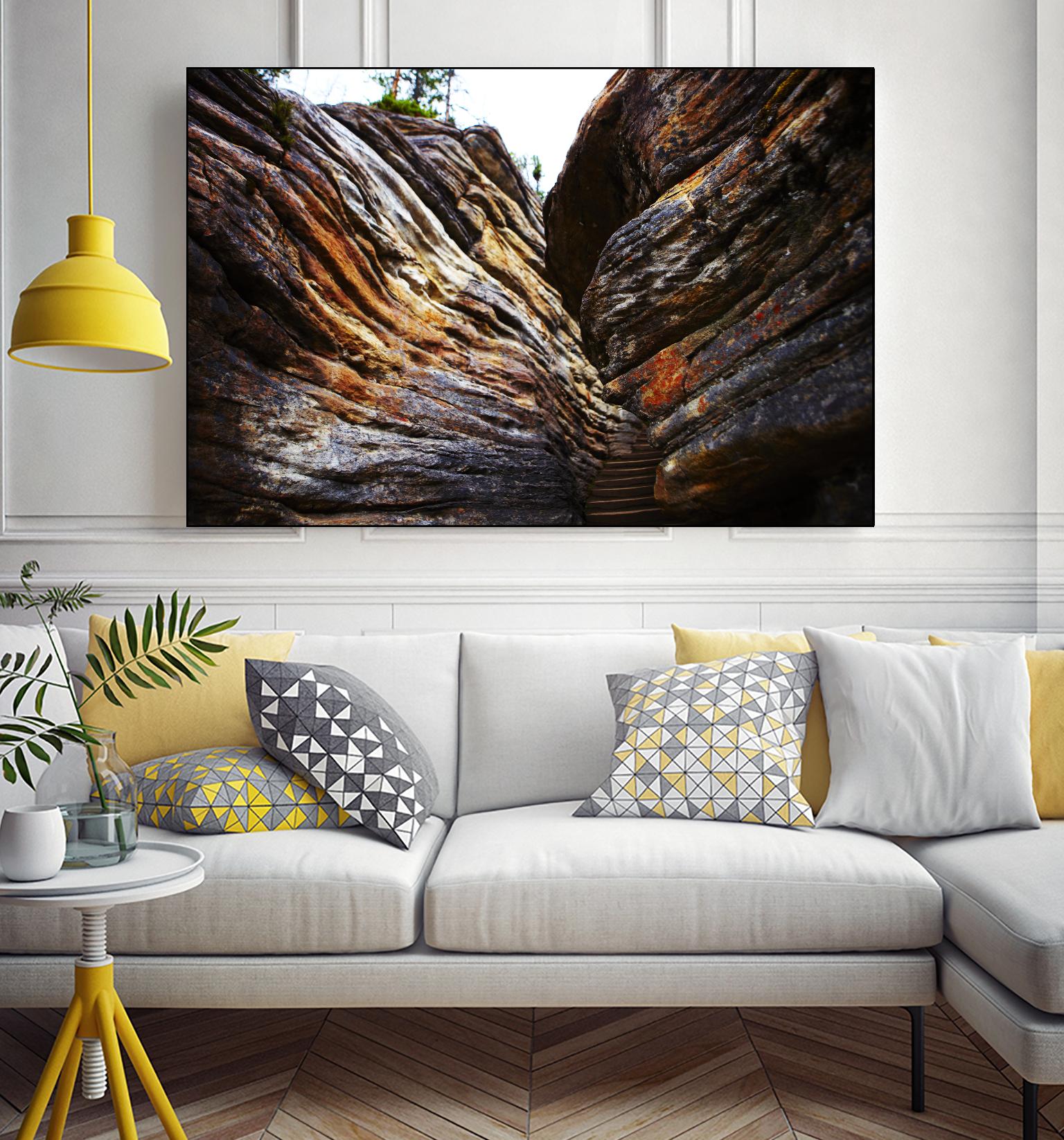Landscape V by Peter Morneau on GIANT ART - orange photo art