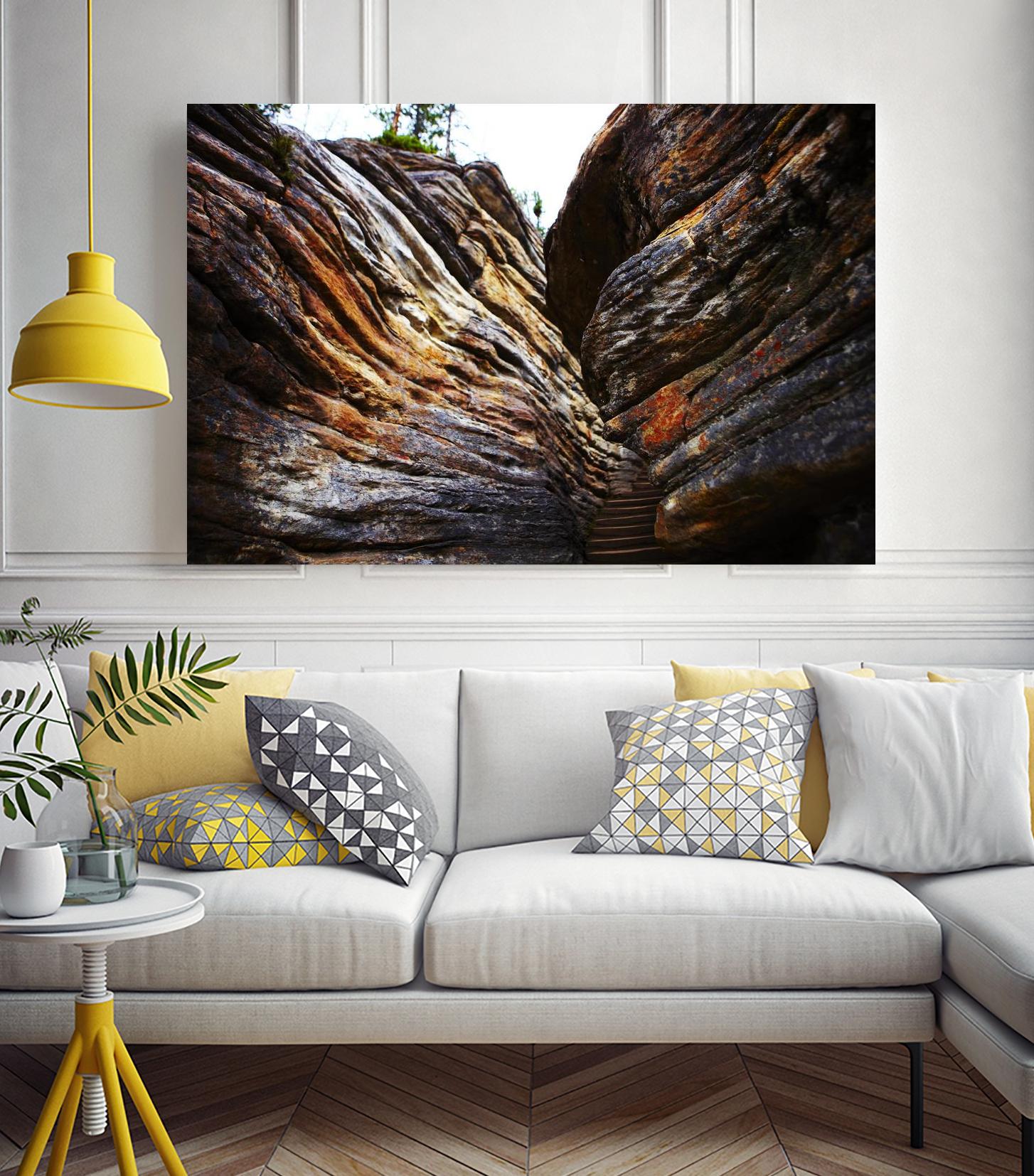 Landscape V by Peter Morneau on GIANT ART - orange photo art