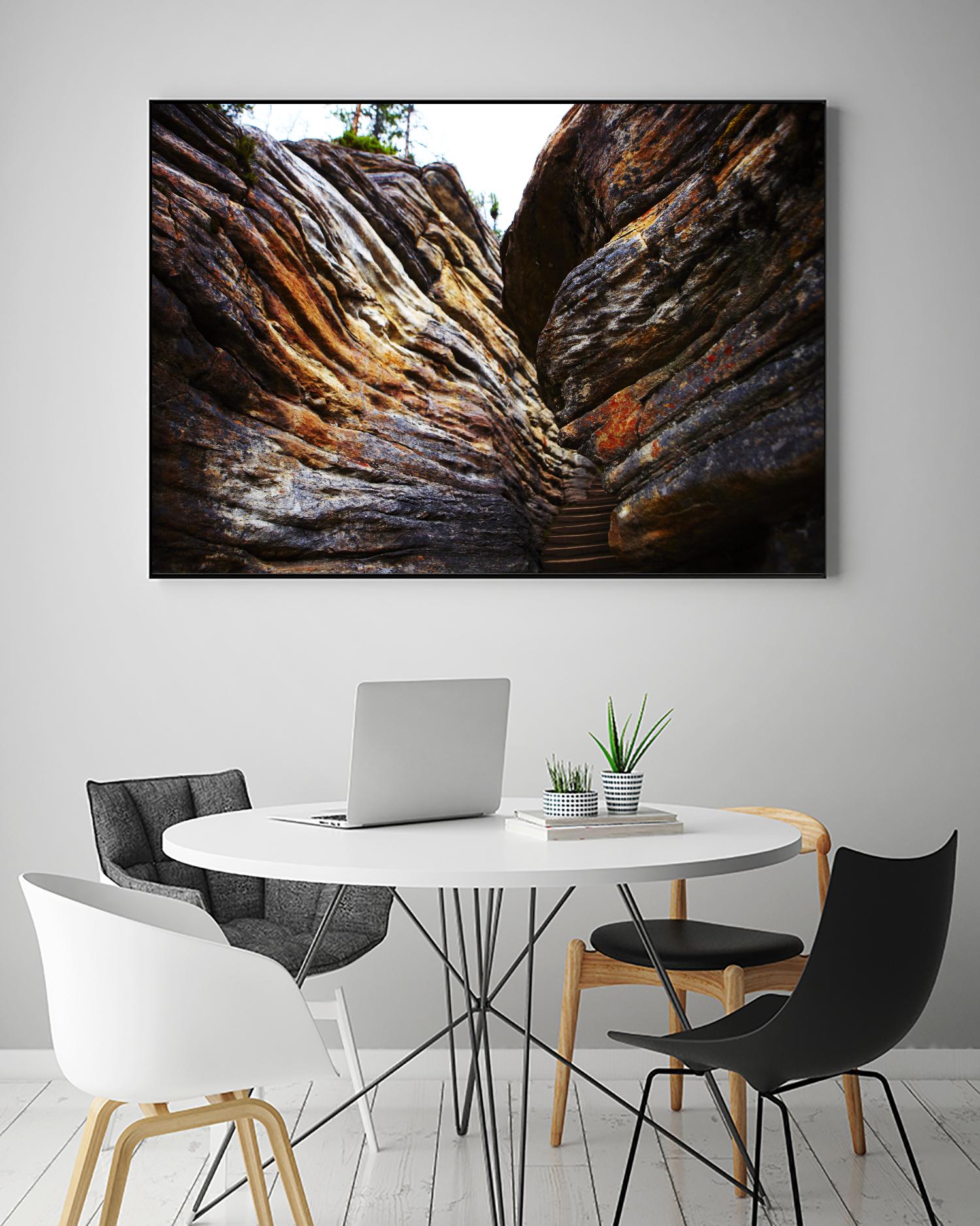 Landscape V by Peter Morneau on GIANT ART - orange photo art