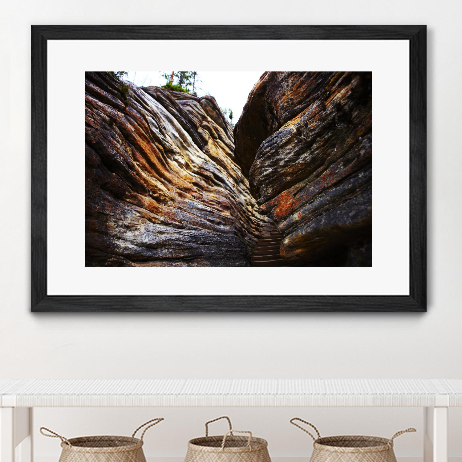 Landscape V by Peter Morneau on GIANT ART - orange photo art