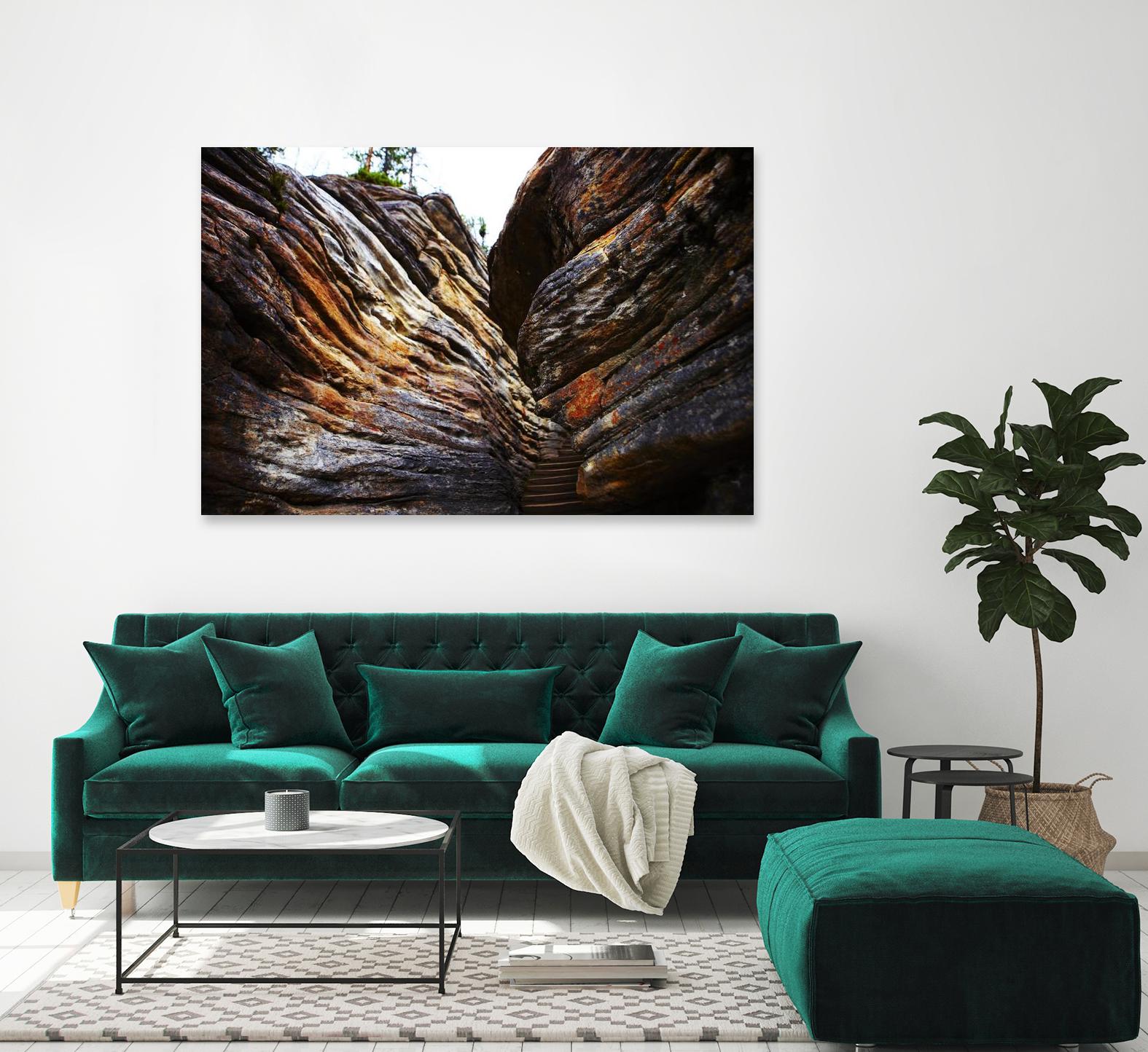 Landscape V by Peter Morneau on GIANT ART - orange photo art