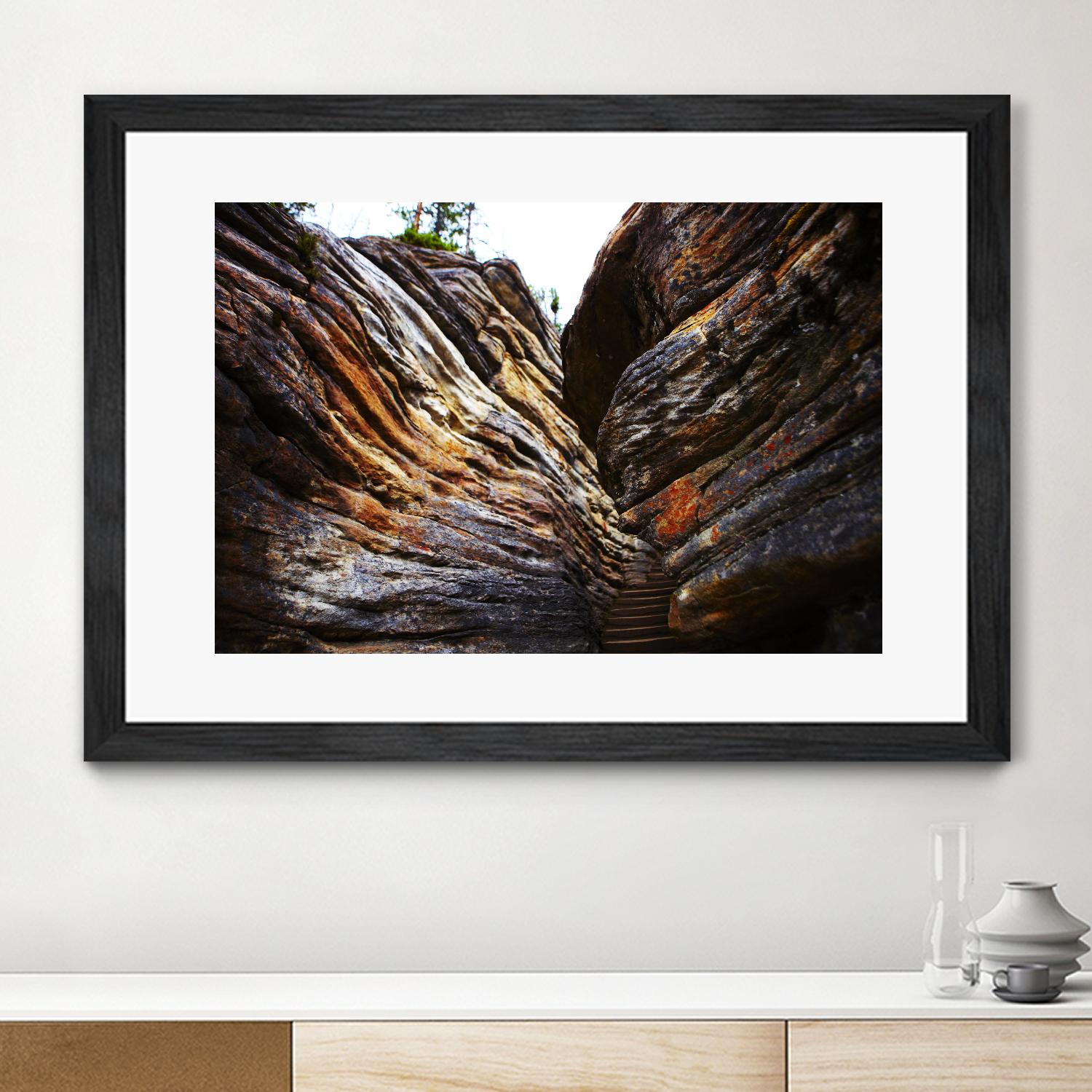 Landscape V by Peter Morneau on GIANT ART - orange photo art