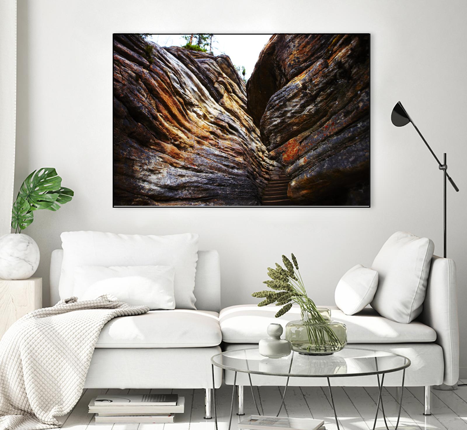 Landscape V by Peter Morneau on GIANT ART - orange photo art