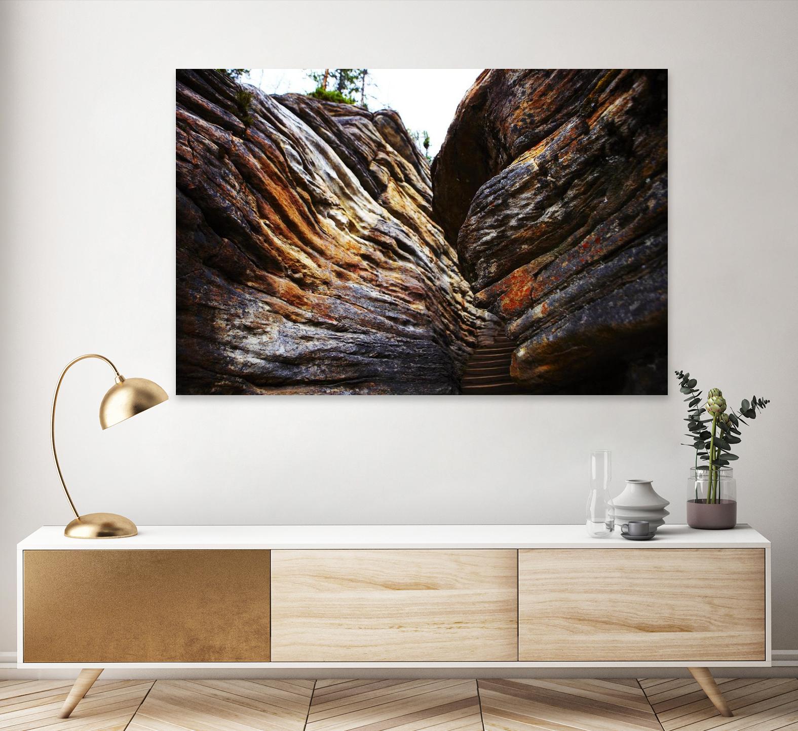 Landscape V by Peter Morneau on GIANT ART - orange photo art