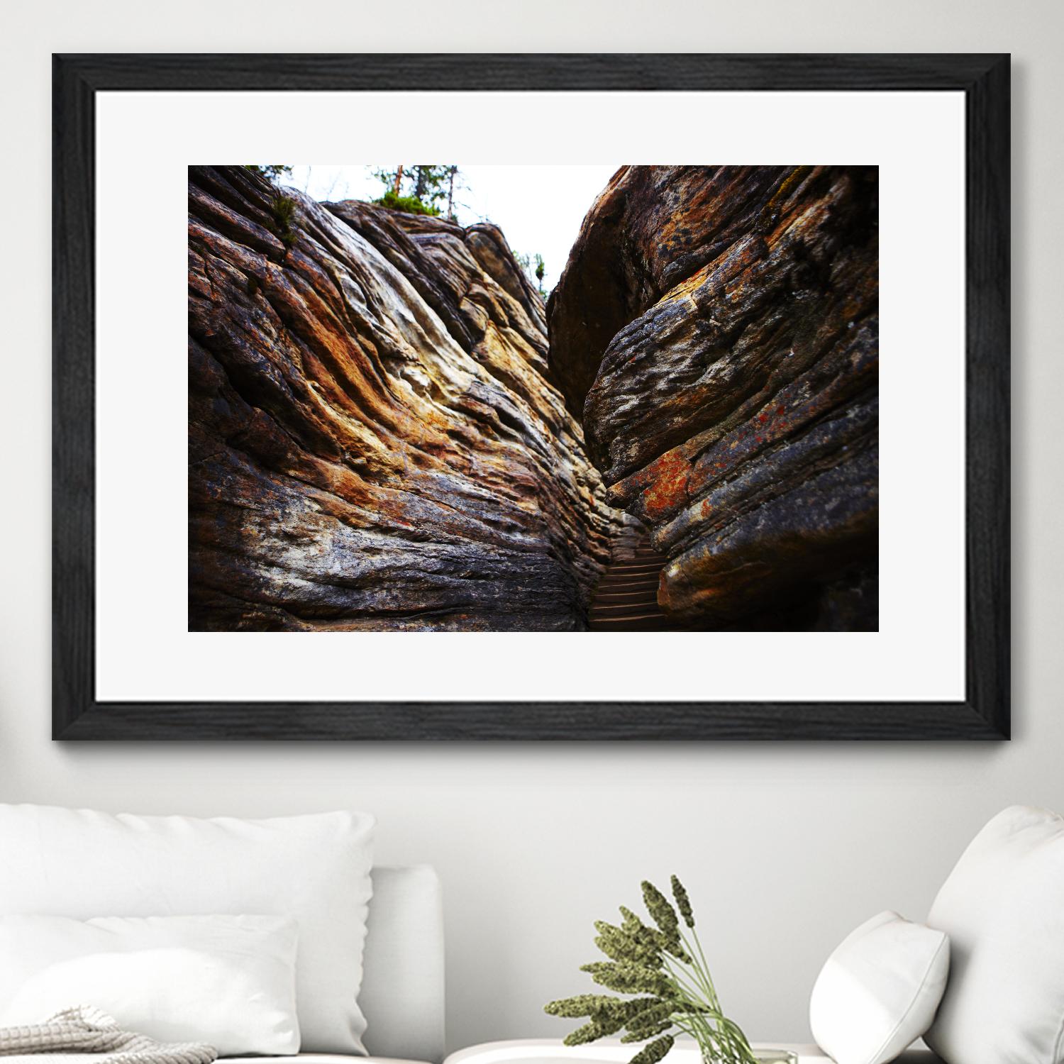 Landscape V by Peter Morneau on GIANT ART - orange photo art