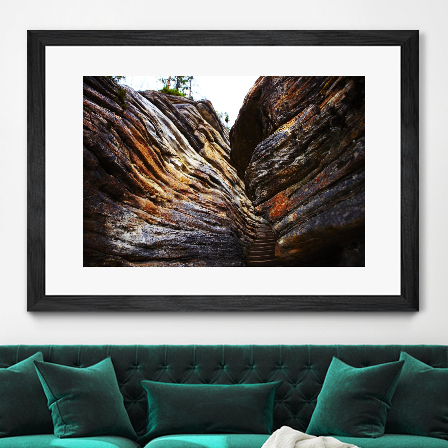 Landscape V by Peter Morneau on GIANT ART - orange photo art