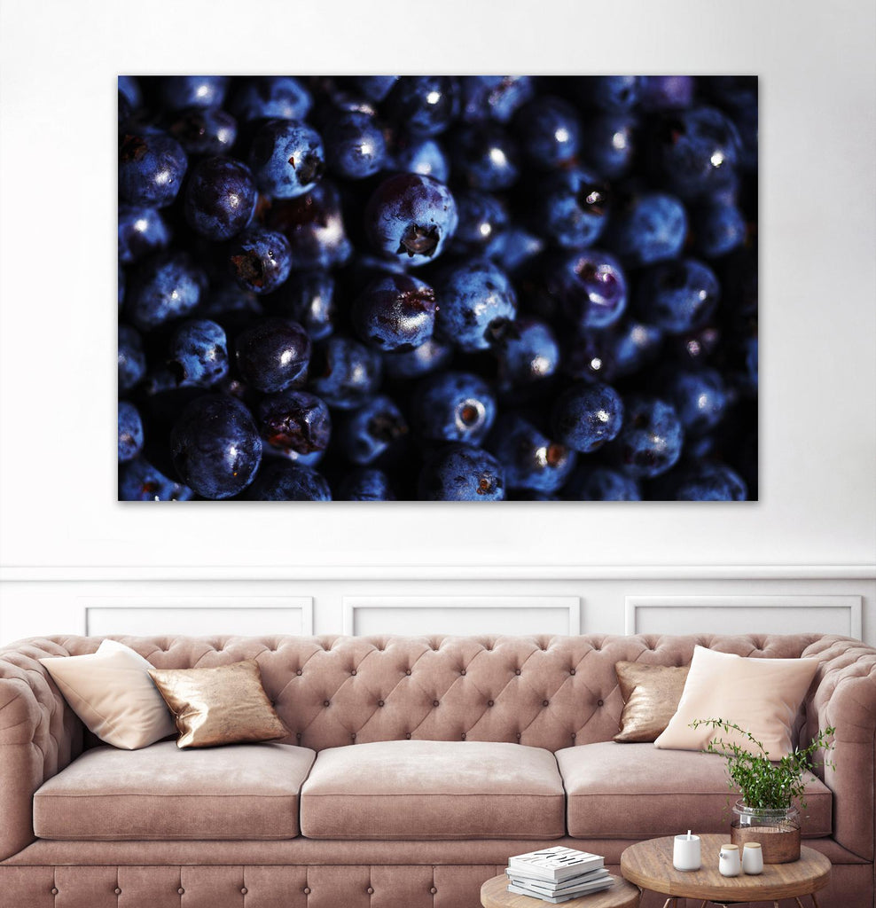 Blueberries I by Peter Morneau on GIANT ART - blue photo art
