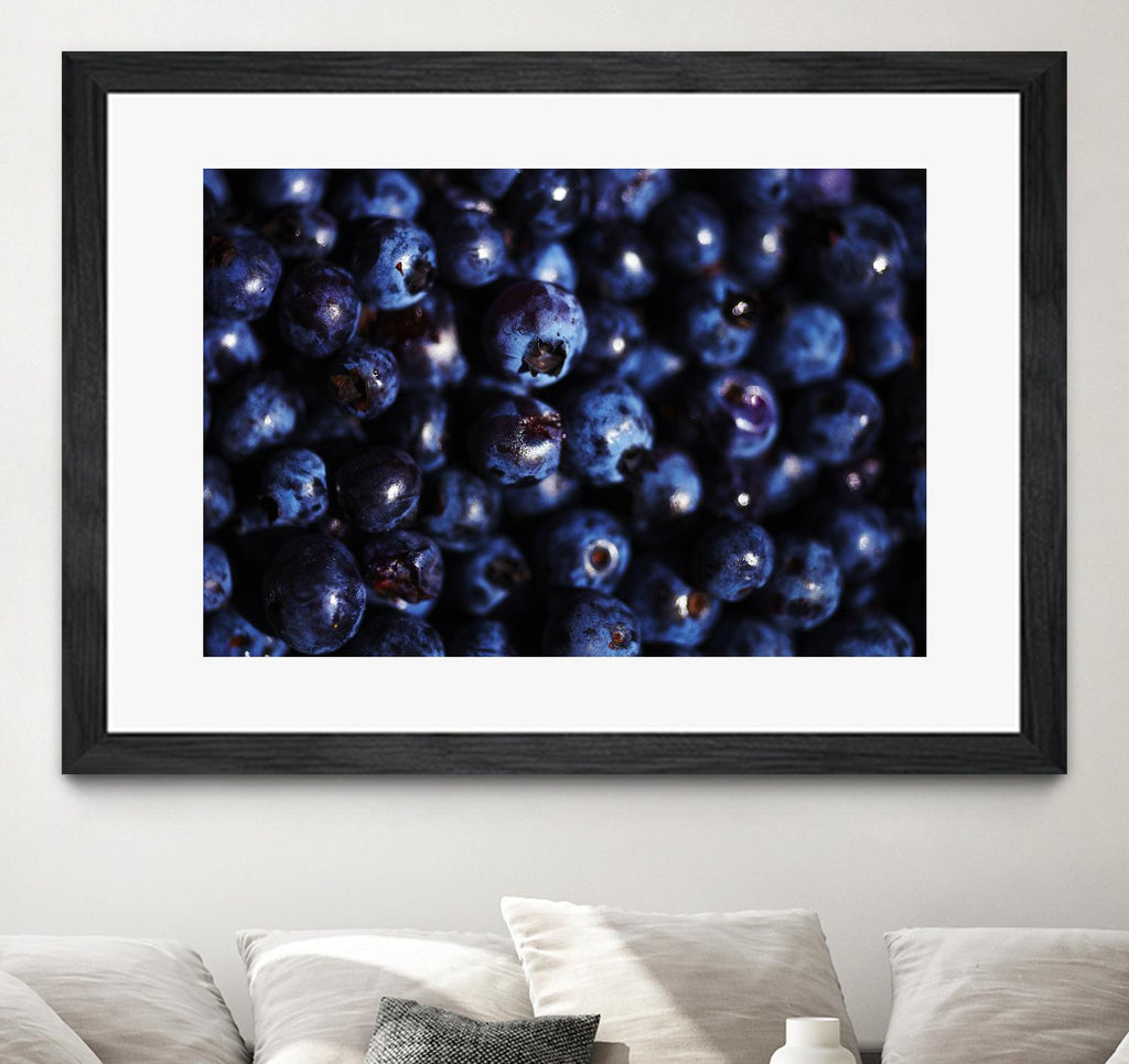 Blueberries I by Peter Morneau on GIANT ART - blue photo art