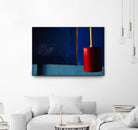 Blue and Red by Peter Morneau on GIANT ART - blue photo art