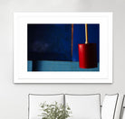 Blue and Red by Peter Morneau on GIANT ART - blue photo art