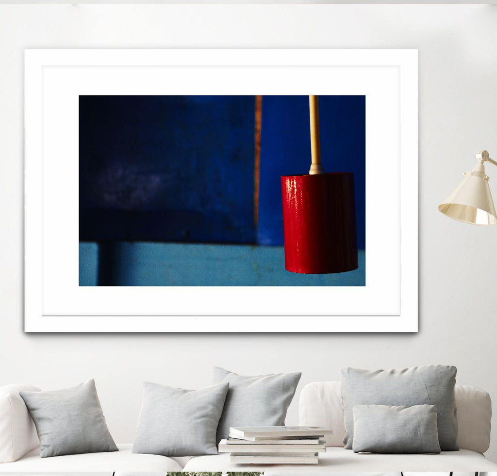 Blue and Red by Peter Morneau on GIANT ART - blue photo art