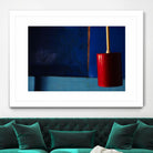 Blue and Red by Peter Morneau on GIANT ART - blue photo art