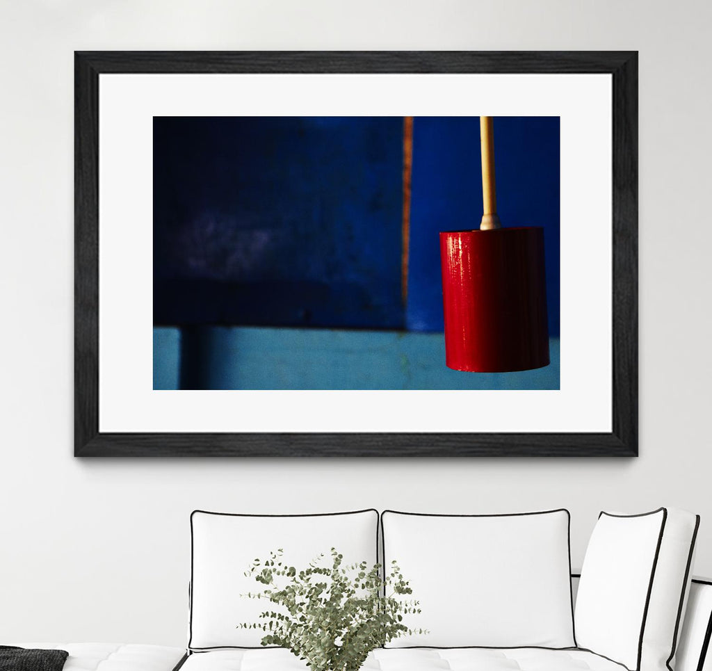 Blue and Red par Peter Morneau sur GIANT ART - art photo bleu