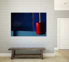 Blue and Red by Peter Morneau on GIANT ART - blue photo art