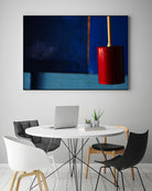 Blue and Red by Peter Morneau on GIANT ART - blue photo art