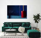 Blue and Red by Peter Morneau on GIANT ART - blue photo art