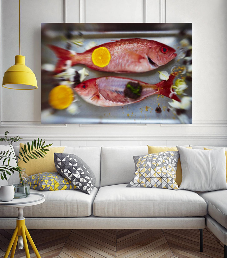Fish II by Peter Morneau on GIANT ART - yellow photo art
