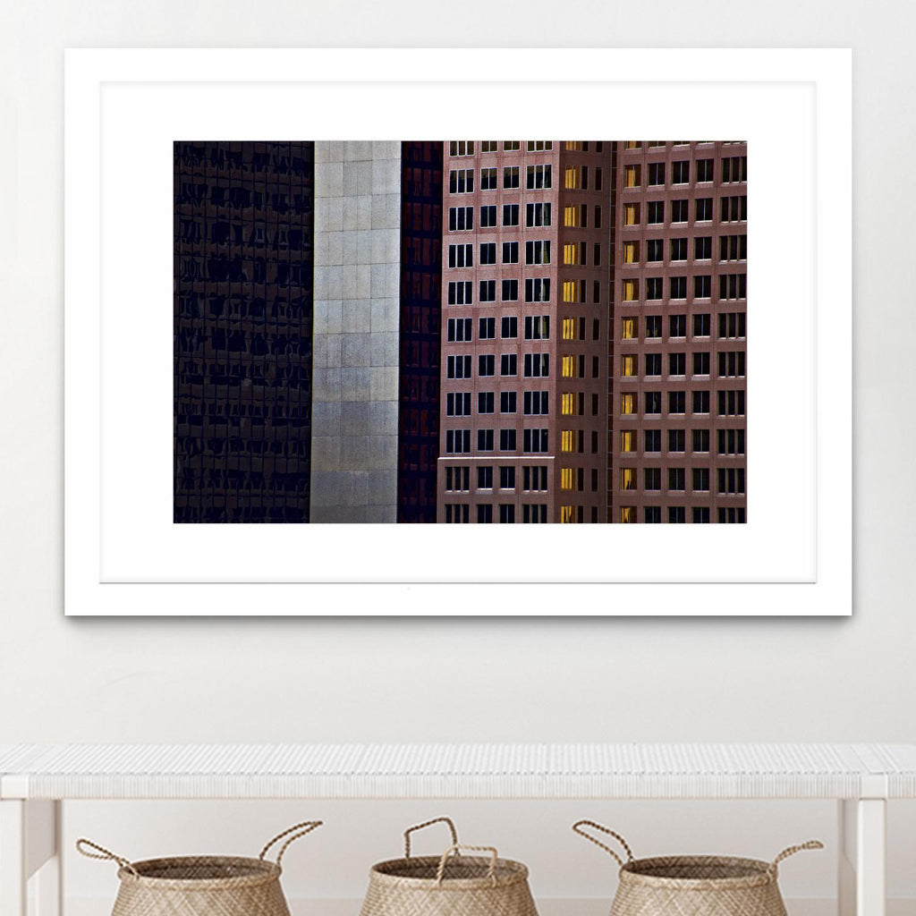 Buildings X by Peter Morneau on GIANT ART - grey photo art