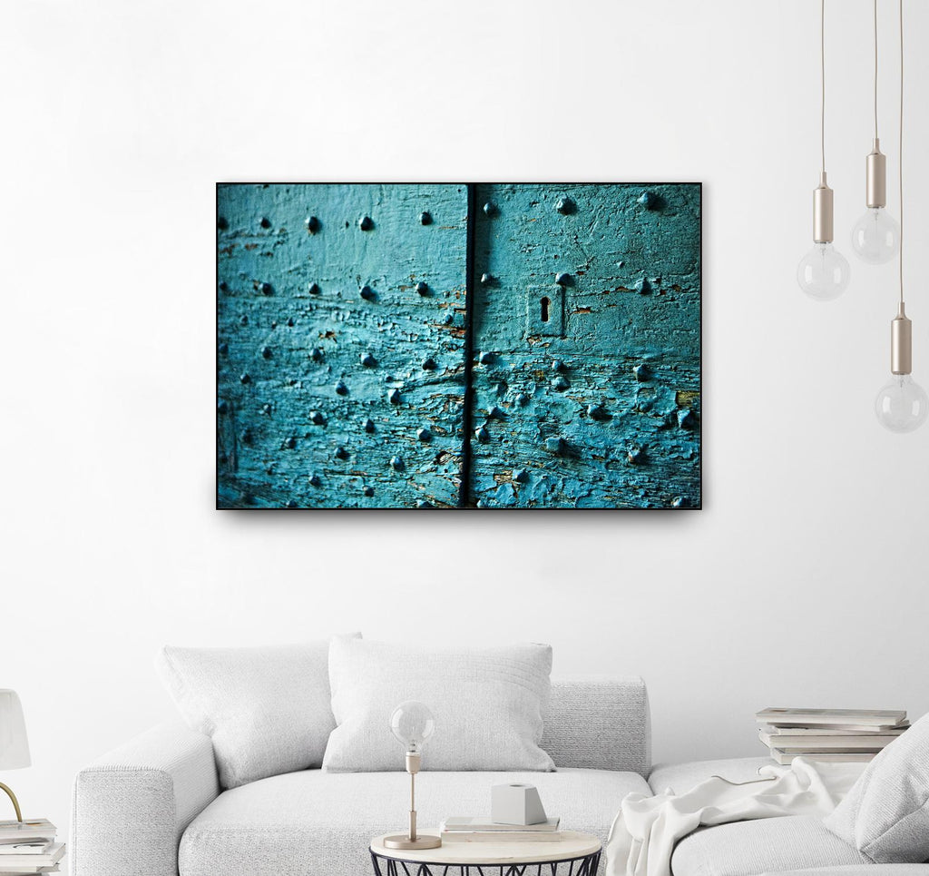Turquoise rust by Peter Morneau on GIANT ART - black photo art