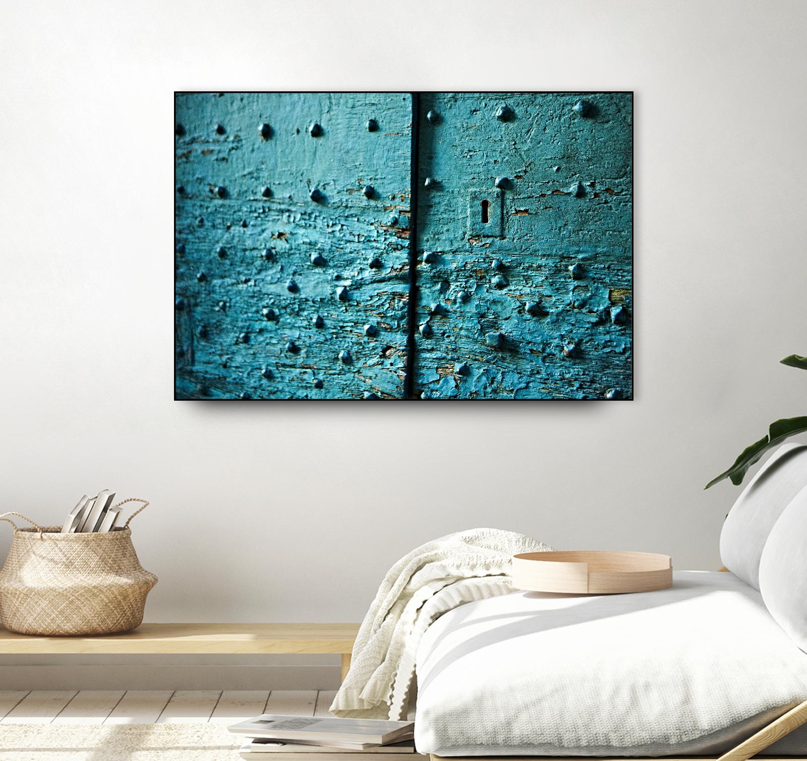 Turquoise rust by Peter Morneau on GIANT ART - black photo art