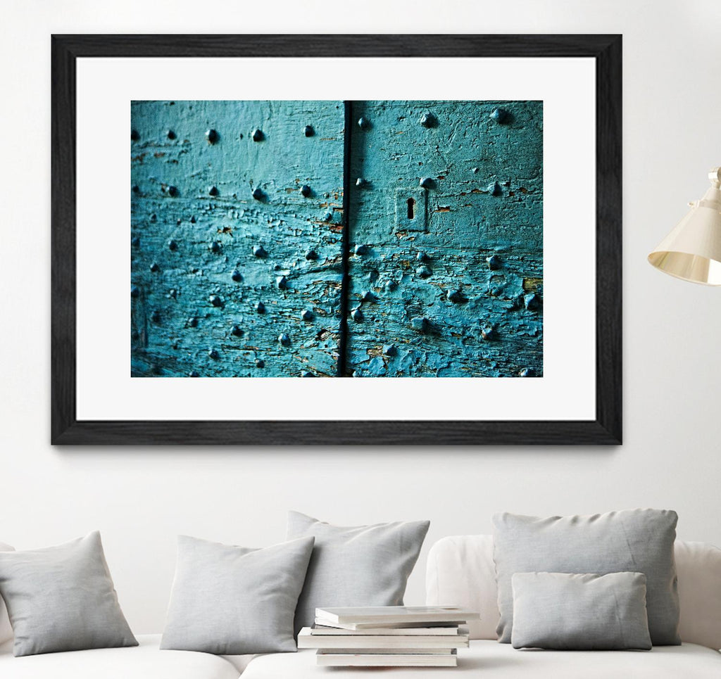 Turquoise rust by Peter Morneau on GIANT ART - black photo art