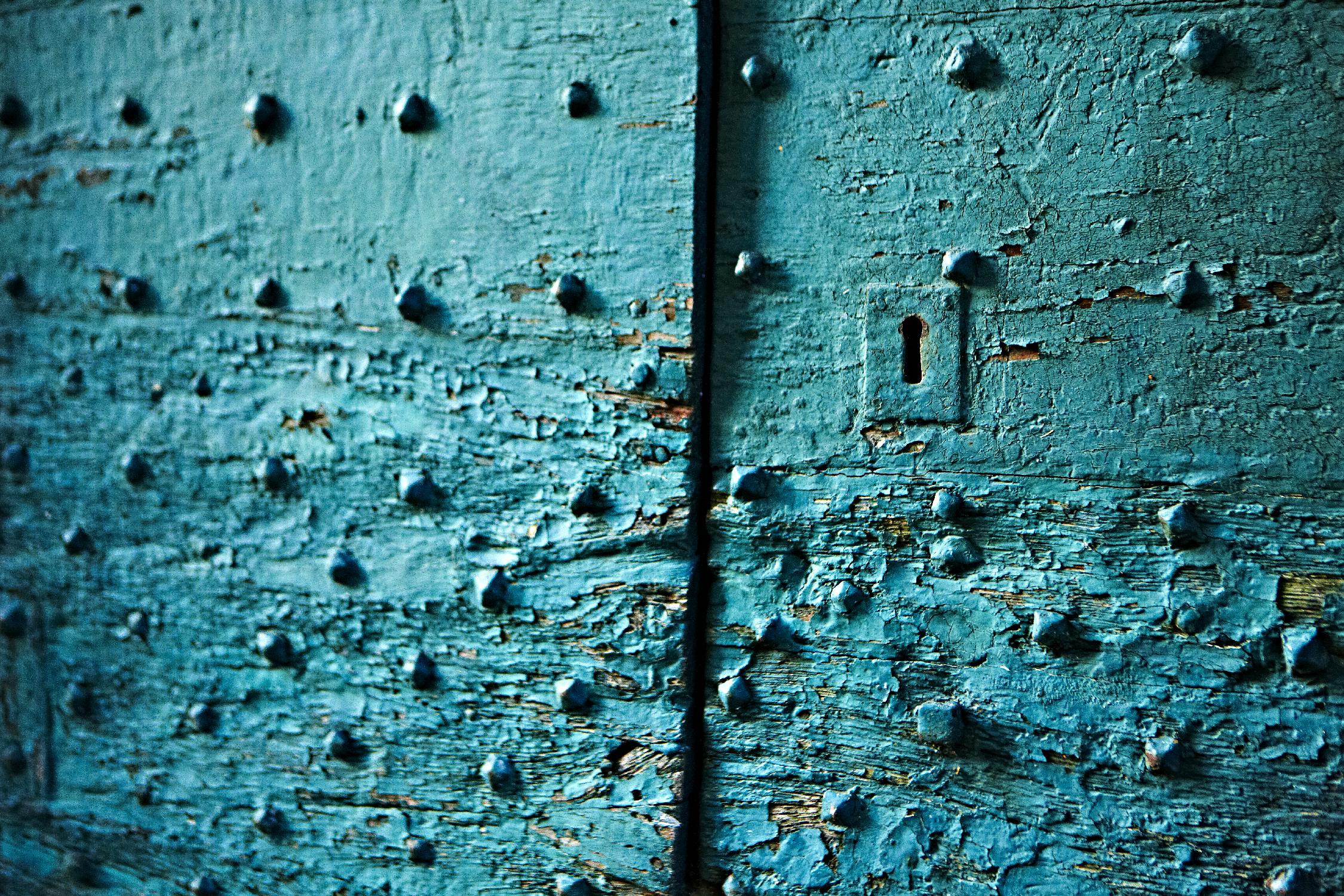 Turquoise rust de Peter Morneau sur GIANT ART - black photo art