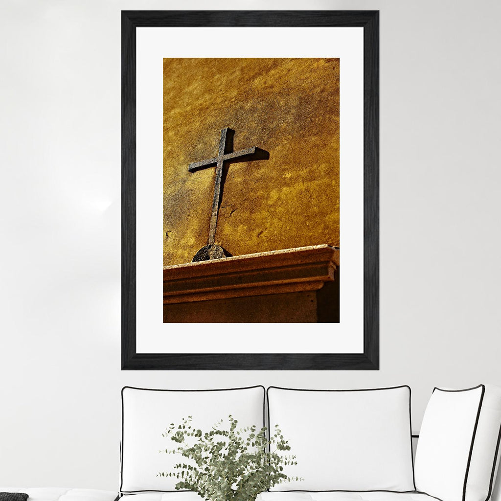 Cross by Peter Morneau on GIANT ART - yellow photo art