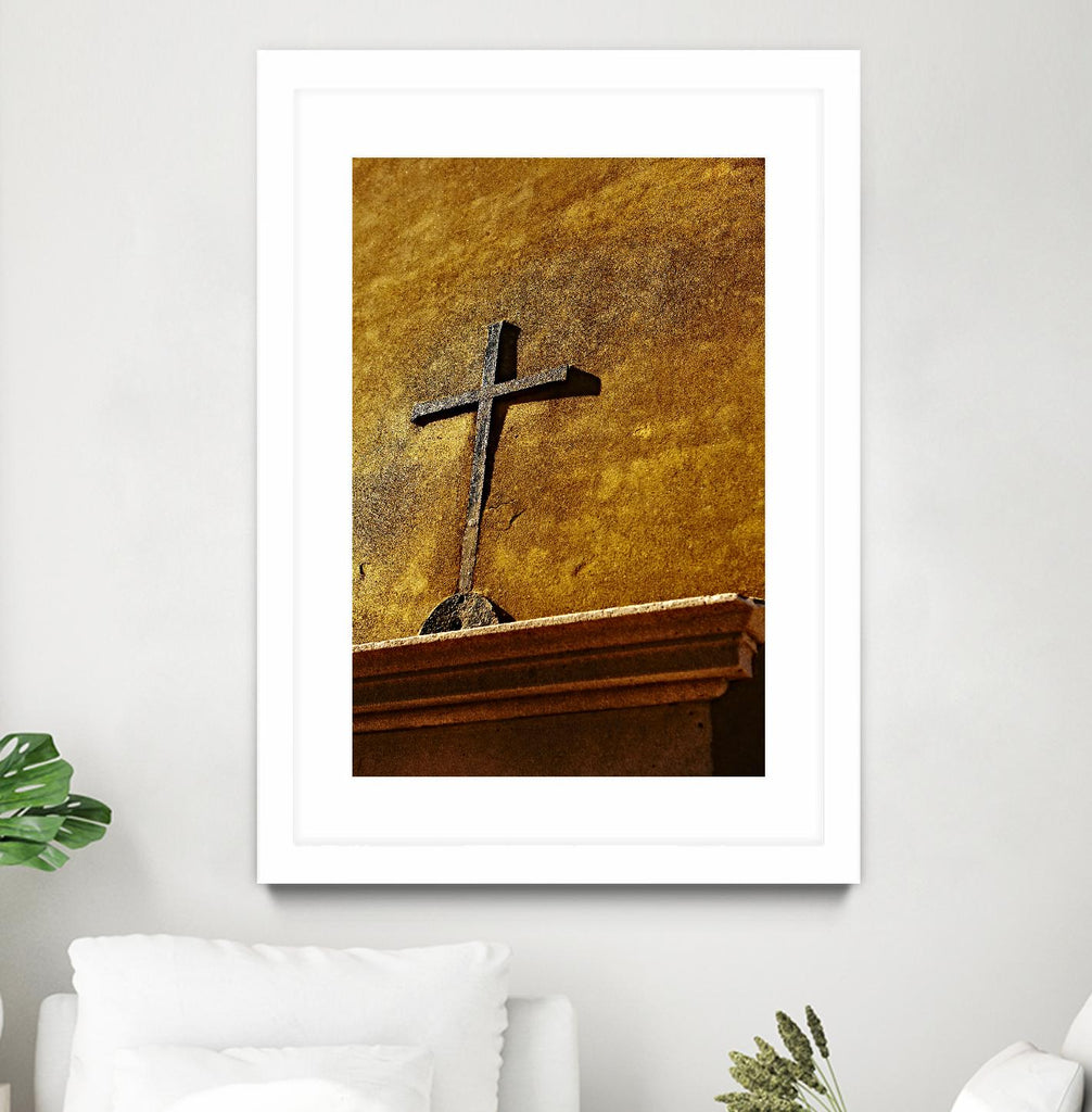 Cross by Peter Morneau on GIANT ART - yellow photo art