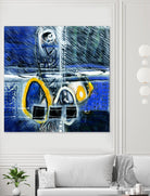 À déglacer by Sylvie Cloutier on GIANT ART - yellow abstract