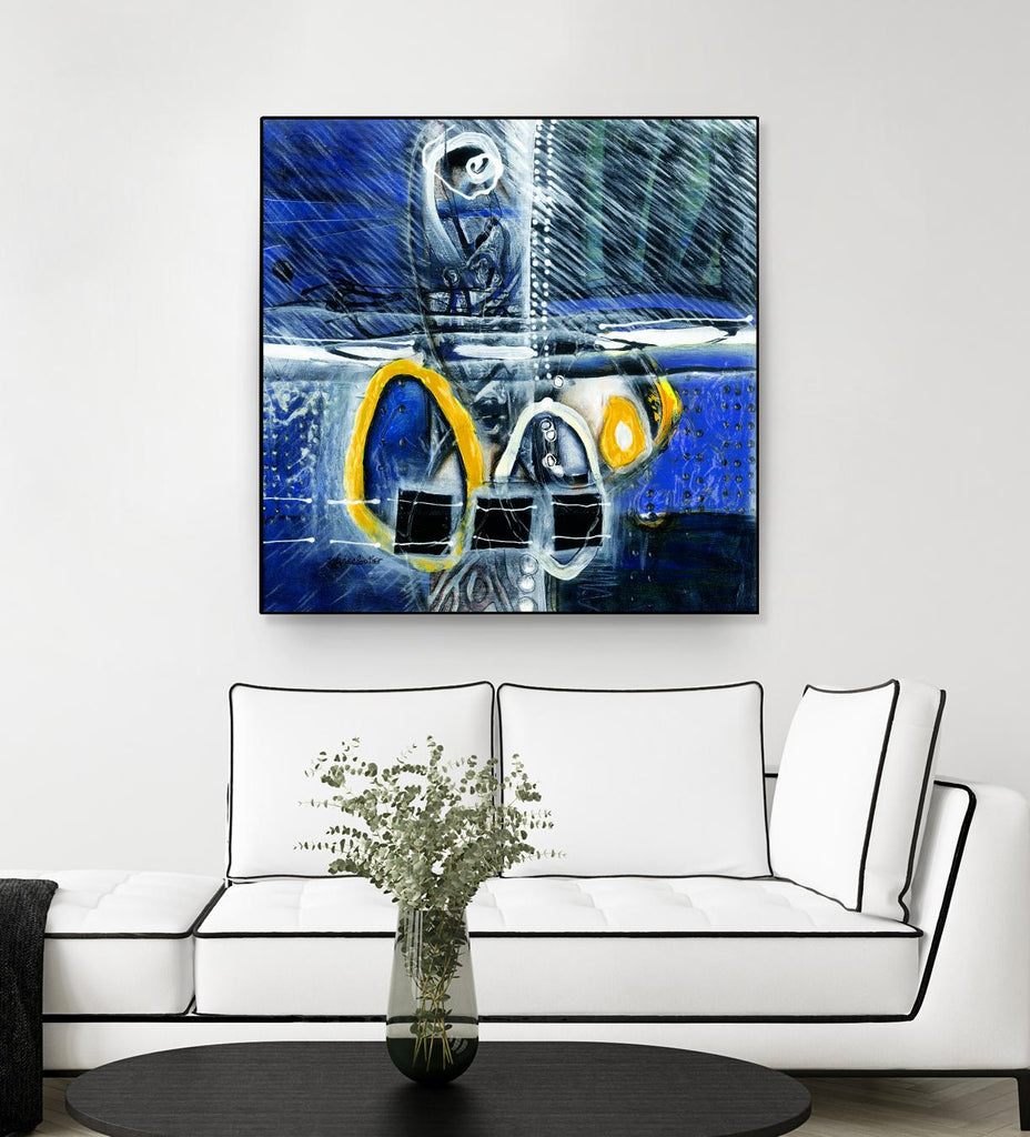À déglacer by Sylvie Cloutier on GIANT ART - yellow abstract