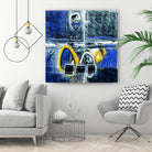 À déglacer by Sylvie Cloutier on GIANT ART - blue abstract