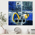 À déglacer by Sylvie Cloutier on GIANT ART - yellow abstract