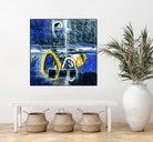 À déglacer by Sylvie Cloutier on GIANT ART - yellow abstract