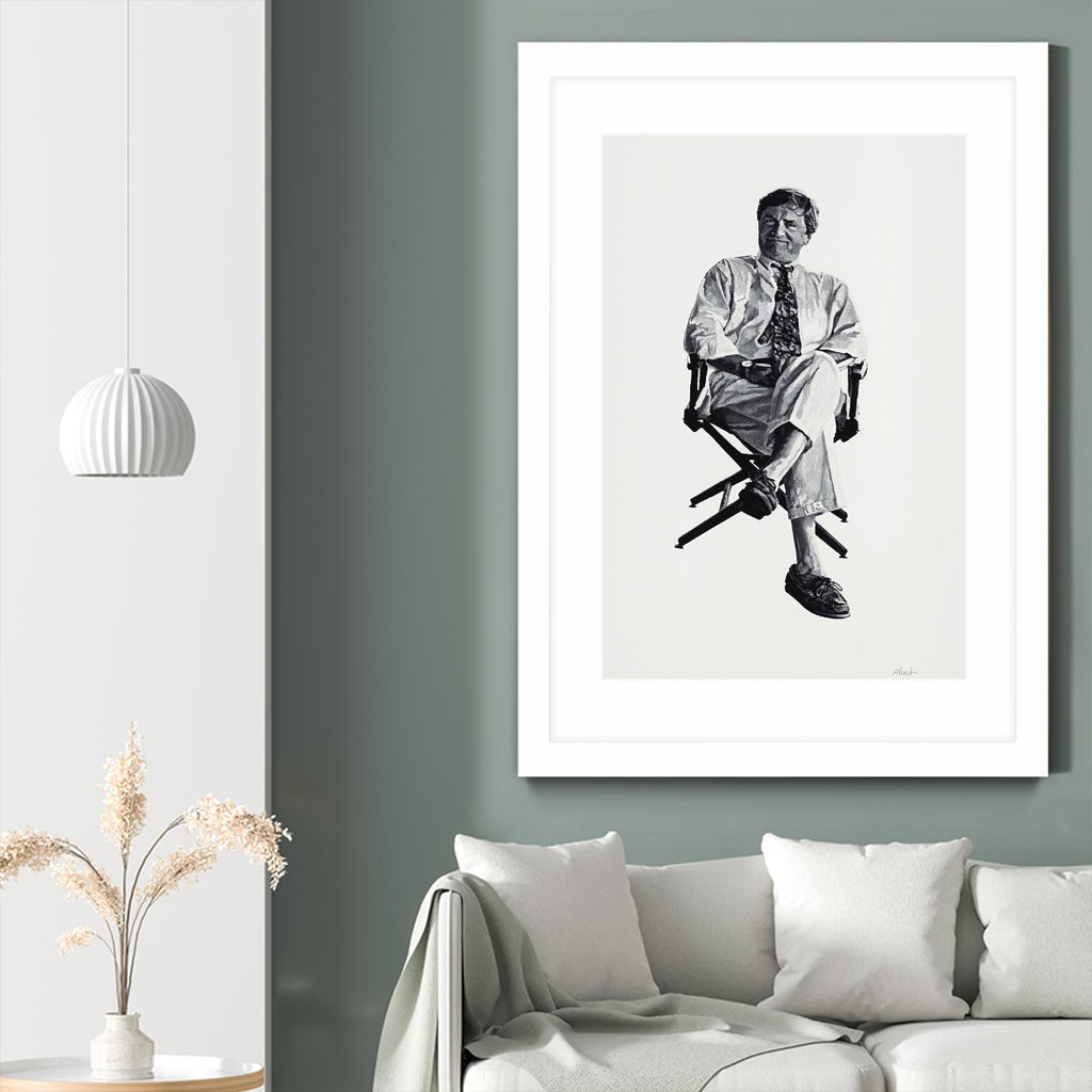 Periwinkle by Gill Alexander on GIANT ART - white black & white homme