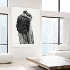 Peter & Rebecca by Gill Alexander on GIANT ART - white men and women