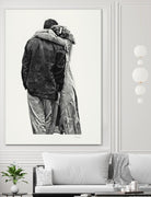 Peter & Rebecca by Gill Alexander on GIANT ART - white men and women