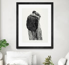 Peter & Rebecca by Gill Alexander on GIANT ART - white black & white couple
