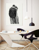 Peter & Rebecca by Gill Alexander on GIANT ART - white black & white couple