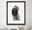 Peter & Rebecca by Gill Alexander on GIANT ART - white black & white couple