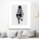 Annie by Gill Alexander on GIANT ART - white black & white woman